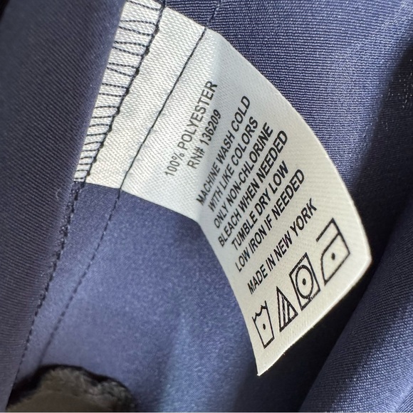 Hatch Maternity Colorblock Sleeveless Top Blouse Navy Black Size P - Picture 6 of 9